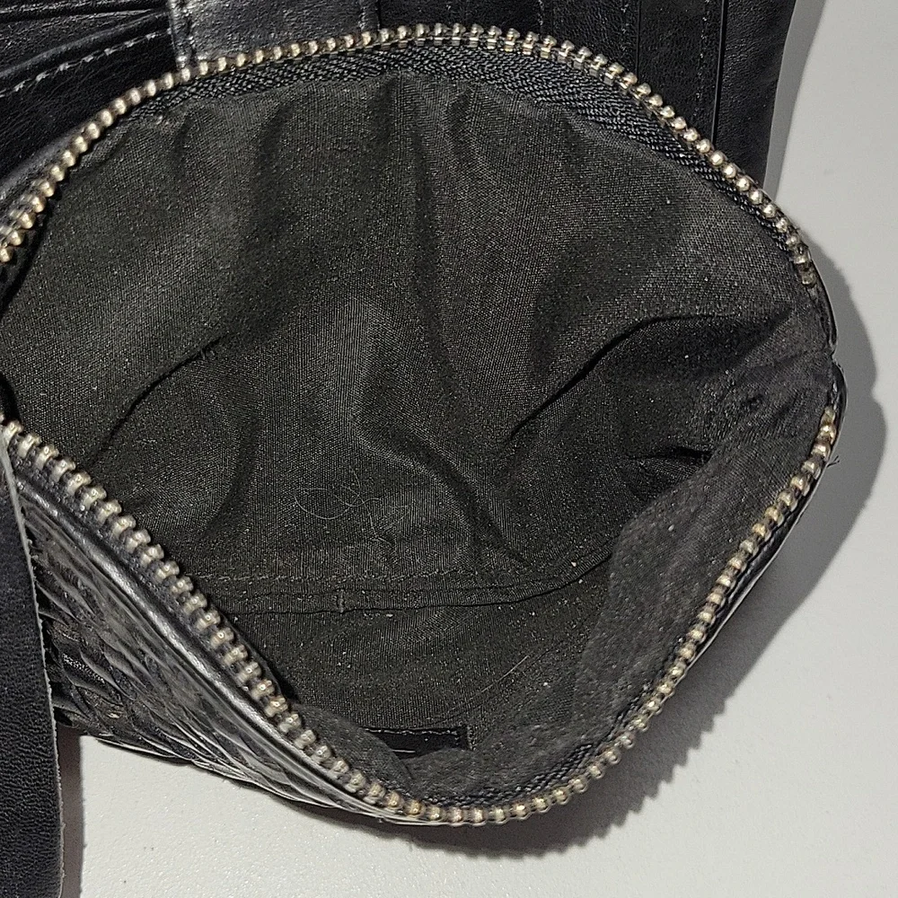Vilenca Holland for Anthropologie Black Woven Wallet